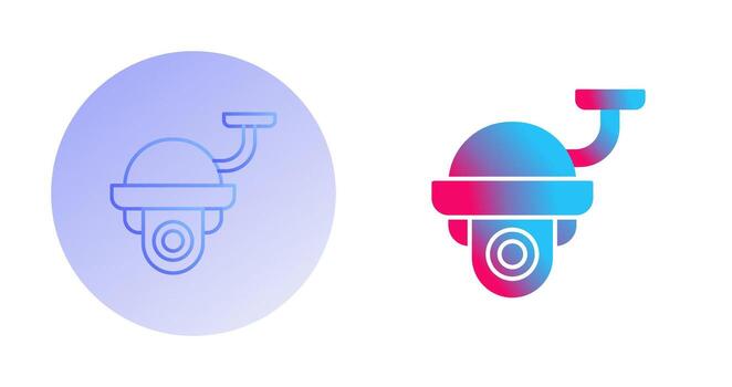 icono de vector de cámara de seguridad