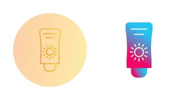 Sun Cream Vector Icon