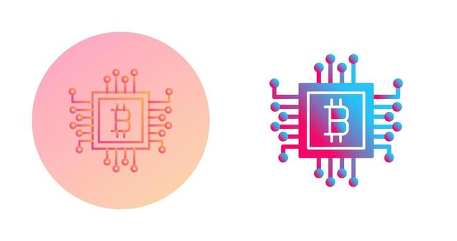 icono de vector de chip