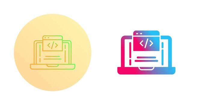 Coding Vector Icon