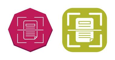 Scan Vector Icon