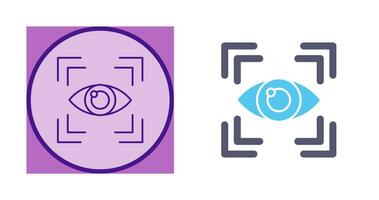 Eye Scan Vector Icon