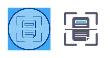 Scan Vector Icon