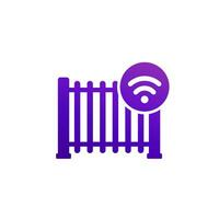 automatic gate icon, vector design