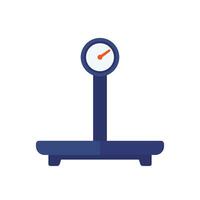 big scales icon on white, flat vector
