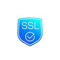 ssl seguro, seguro sitio web vector icono