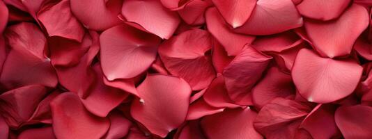 Delicate macro shot of a pink rose petals surface. AI Generative photo