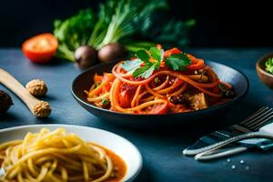the best pasta recipes for a healthy diet. AI-Generated photo