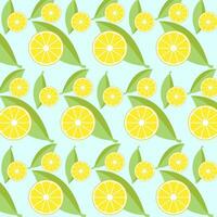 Vector lemon pattern