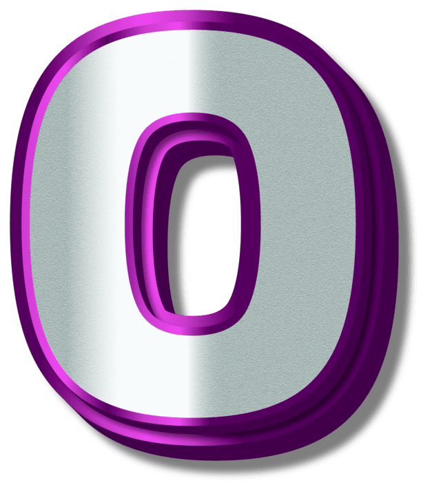 Number 0 PNGs for Free Download