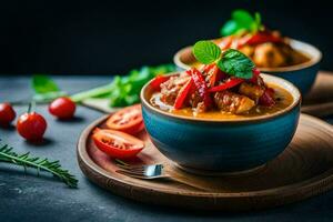 the best curry recipes for the week. AI-Generated photo