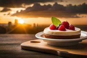 the best cheesecake recipes for the summer. AI-Generated photo