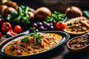 the best pasta dishes in the world. AI-Generated photo