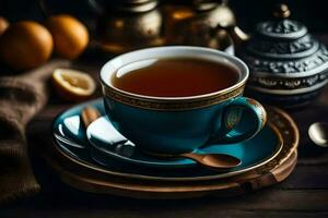 tea is a great way to relax and unwind. AI-Generated photo