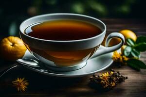 how to make a tea with turmeric. AI-Generated photo