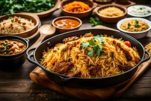 indian food is a popular choice for many people. AI-Generated photo