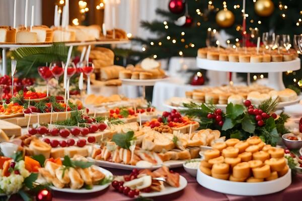 Christmas Buffet Stock Photos, Images and Backgrounds for Free Download