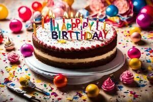 the best birthday cake ideas for kids. AI-Generated photo