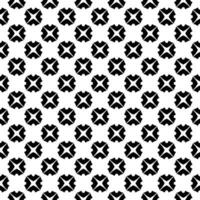 Black and white seamless abstract pattern. Background and backdrop. Grayscale ornamental design. vector