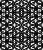 Black and white seamless abstract pattern. Background and backdrop. Grayscale ornamental design. vector