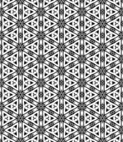 Black and white seamless abstract pattern. Background and backdrop. Grayscale ornamental design. vector