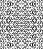 Black and white seamless abstract pattern. Background and backdrop. Grayscale ornamental design. vector