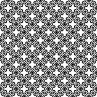 Black and white seamless abstract pattern. Background and backdrop. Grayscale ornamental design. vector