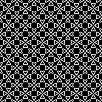 patrón abstracto sin costuras en blanco y negro. fondo y telón de fondo. diseño ornamental en escala de grises. vector