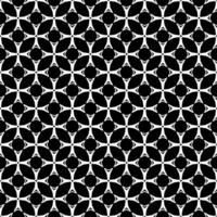 Black and white seamless abstract pattern. Background and backdrop. Grayscale ornamental design. vector