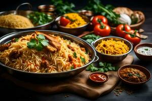 indian food is a popular choice for many people. AI-Generated photo