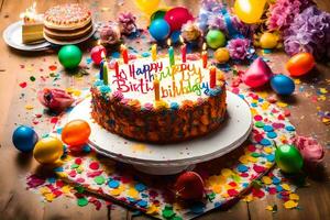 the best birthday cake ideas for kids. AI-Generated photo