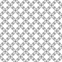 Black seamless abstract pattern. Overlay for background and backdrop. Ornamental design. PNG graphic illustration with transparent background.