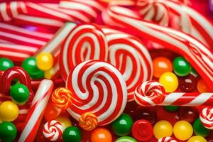 candy is a popular snack that is often eaten. AI-Generated photo