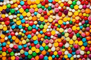 colorful candy candies background. AI-Generated photo