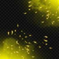 glowing fire dust psd