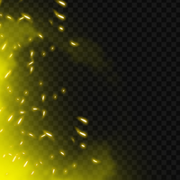 glowing fire dust psd