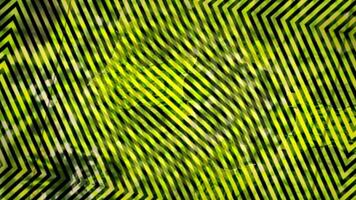 Abstract striped background with green and black stripes and spots of light, circular movements. Backdrop video