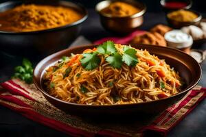 indian food recipes - indian food recipes. AI-Generated photo