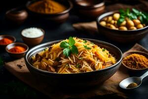 indian food recipes - indian food recipes. AI-Generated photo