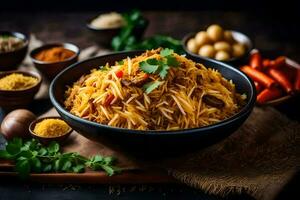 indian food recipes - indian food recipes. AI-Generated photo