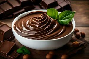 chocolate is a great source of protein and is a great source of calcium and magnesium. AI-Generated photo