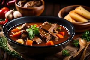 the best beef stew recipes. AI-Generated photo