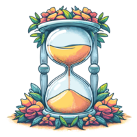 sanda l'horloge clipart - ai génératif png