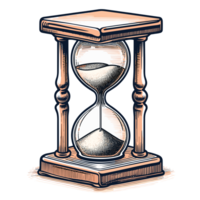 Sanda reloj clipart - ai generativo png