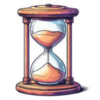 Sanda reloj clipart - ai generativo png