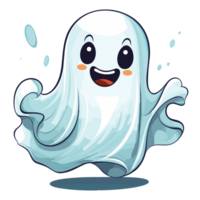 Beautiful Halloween Boo Clipart - Ai Generative png