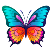 lindo borboleta clipart - ai generativo png