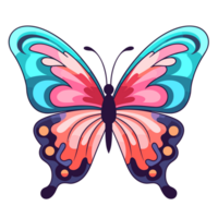 magnifique papillon clipart - ai génératif png