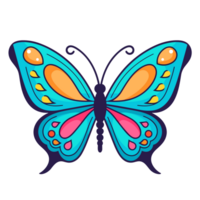 magnifique papillon clipart - ai génératif png