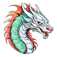 Dragon Head Clipart - Ai Generative png